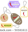 Fresh pepper sketch card with discount 50381611