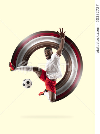 Professional african football soccer player Professional african football soccer player 50382727