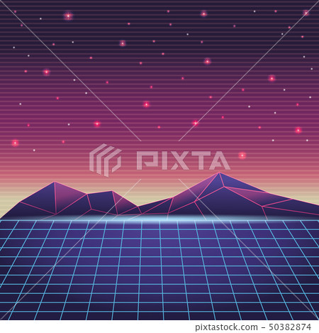 digital mountain landscape digital mountain landscape 50382874