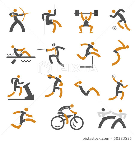 Sport fitness icons. Sport fitness icons. 50383555