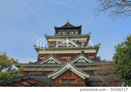 [廣島縣]廣島城“城樓” 50386317