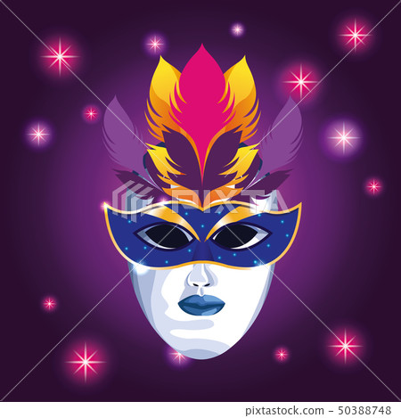 Mari gras mask Mari gras mask 50388748