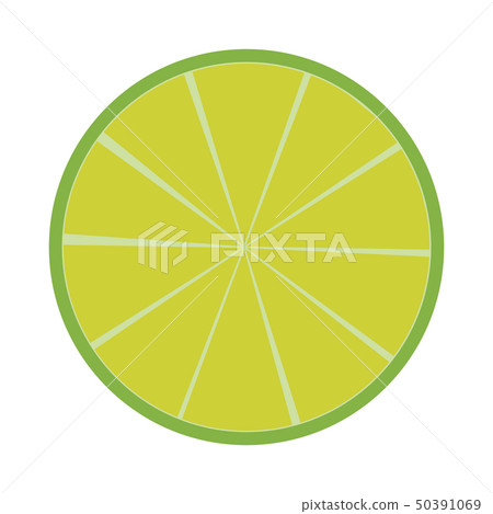 Isolated cut lemon 50391069