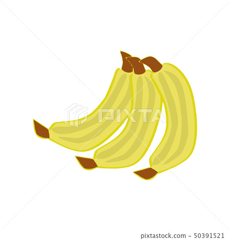 Isolated bunch of bananas Isolated bunch of bananas 50391521
