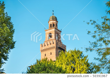 Central tower of Sforza Castle in Milan Central tower of Sforza Castle in Milan 50391967
