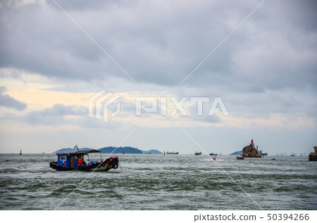 中國老漁船 50394266