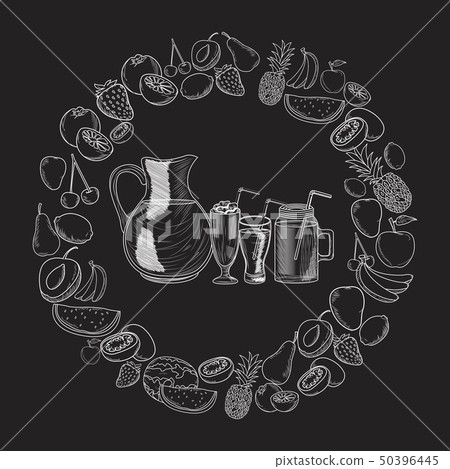 Fruit smoothie drink Fruit smoothie drink 50396445