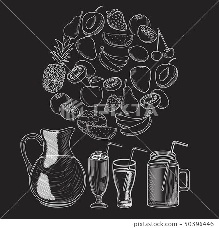 Fruit smoothie drink 50396446