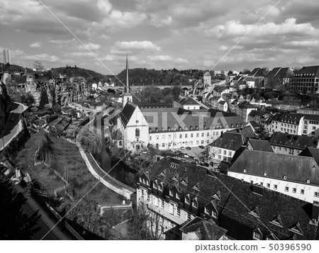View of Grund district in Luxembourg City, 50396590
