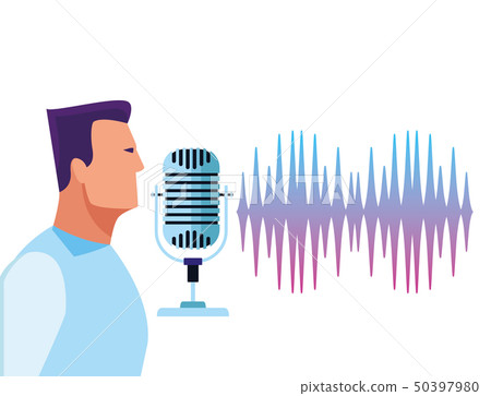 People using voice recognition 50397980