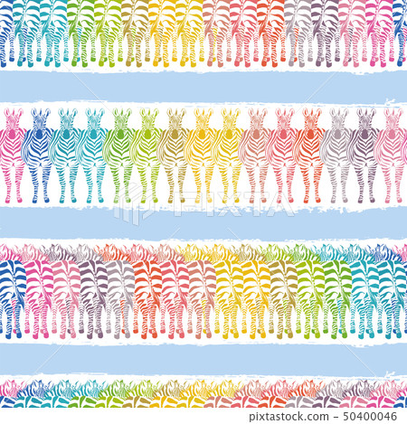 Multicolor zebra stripe bacground 50400046