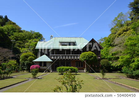 The appearance of Kamakura and the former Hanazen Palace in fine weather 50400450