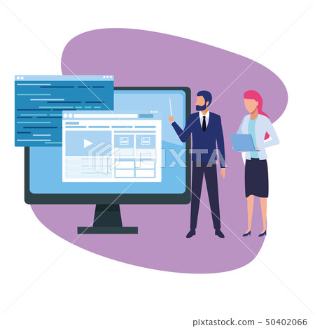 Business coworkers cartoons 50402066