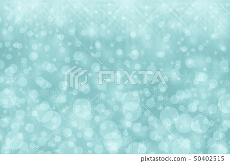 Blue background with snowflakes and circles 50402515