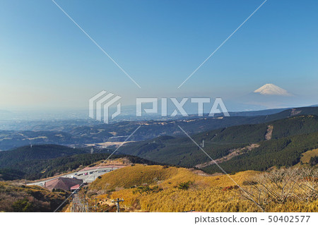 [Shizuoka Prefecture, Izu, Hakone] Mt. Fuji seen from Tokokuen 50402577