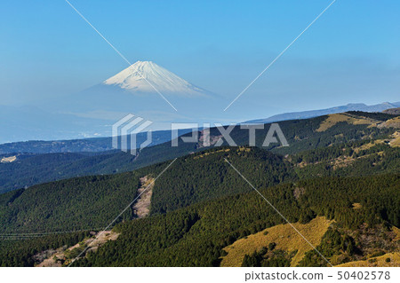 [靜岡縣，伊豆，箱根]從Tokokuen看到的富士山 50402578