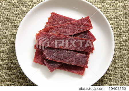 Beef jerky. 50403260
