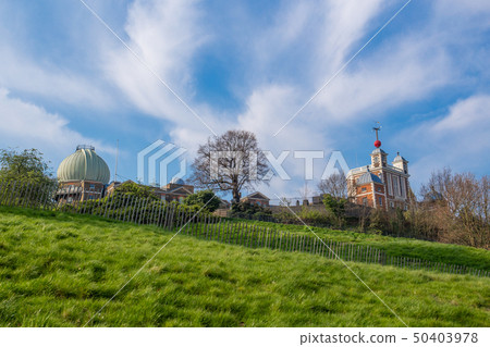 London the Royal Observatory on the hill at Greenwich mean time. London the Royal Observatory on the hill at Greenwich mean time. 50403978