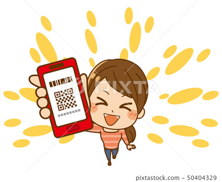 Woman with a smartphone overhead view 03 Woman with a smartphone overhead view 03 50404329