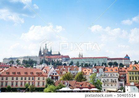 Prague, Bohemia, Czech Republic. Hradcany is the Praha Castle with churches, chapels, halls and Prague, Bohemia, Czech Republic. Hradcany is the Praha Castle with churches, chapels, halls and 50405514