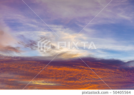 Colorful sky in twilight time background. Colorful sky in twilight time background. 50405564