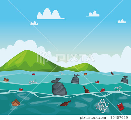 Sea cleaning cartoons Sea cleaning cartoons 50407629