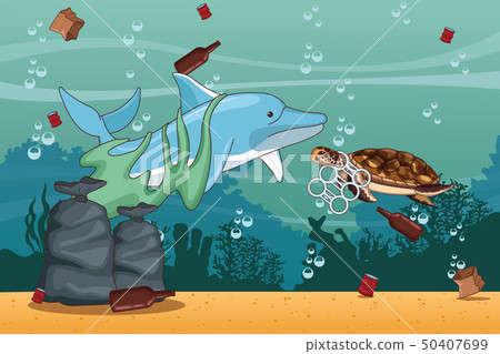 Sea cleaning cartoons Sea cleaning cartoons 50407699