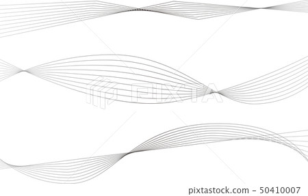 Wire wave gray - Stock Illustration [50410007] - PIXTA
