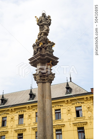 View of the streets of Praha and Statue of Joseph and Jesus in Prague View of the streets of Praha and Statue of Joseph and Jesus in Prague 50410895