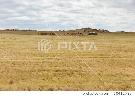 Mongolian steppe, beautiful landscape Mongolian steppe, beautiful landscape 50412783