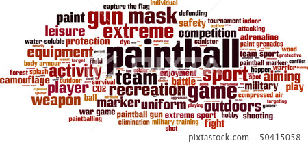 Paintball word cloud 50415058