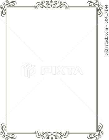 European frame - Stock Illustration [50417144] - PIXTA