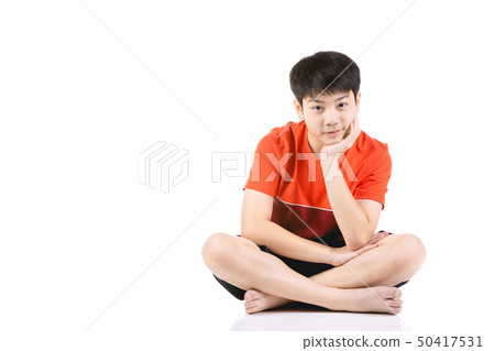 Small asian boy