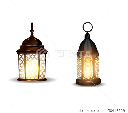 Old east lamp vector illustration pack set Old east lamp vector illustration pack set 50418339