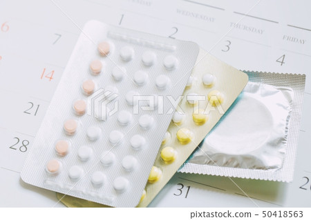 Contraceptive control pills and condom Contraceptive control pills and condom 50418563