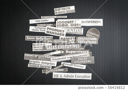 Jobs or careers concept Jobs or careers concept 50419812