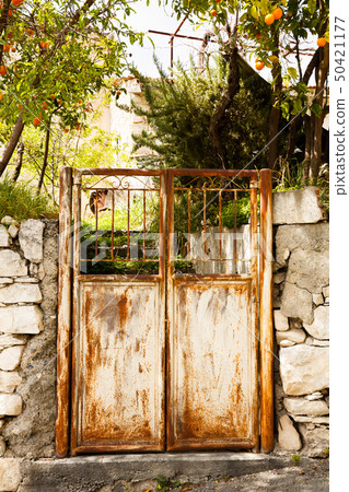 Old rusty gate 50421177
