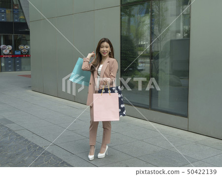 Shopping of Korean Business Woman 50422139