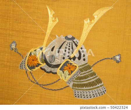 Kabuto created with Japanese embroidery Kabuto created with Japanese embroidery 50422324