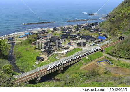 Limited express "Shirayuki" running on Shinetsu Main Line 50424035