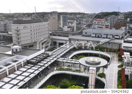 Kawasaki cityscape in Japan We look at Mizonokuchi Station and Musashi Mizonokuchi Station (screen left) etc. 50424362