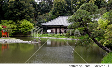 Jyuri-ji寺的國寶大廳和Gokuraku淨土的珍寶池 50424421