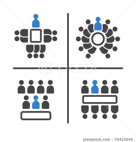 meeting and conference icon set meeting and conference icon set 50424848