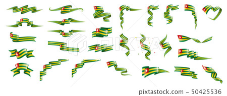 togo flag, vector illustration on a white background. togo flag, vector illustration on a white background. 50425536