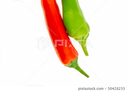 red green pepper spicy couple of vegetables end red green pepper spicy couple of vegetables end 50428233