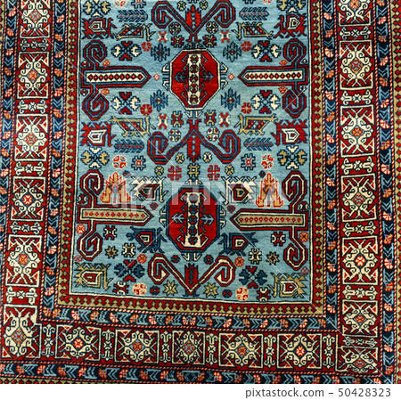 Ancient Armenian carpet pattern 50428323