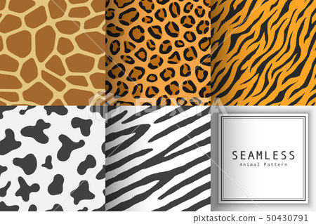 Vector of seamless animal print pattern - Stock Illustration [50430791 ...