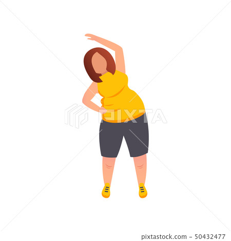 Slimming and Diet. Young girl in sportswear Slimming and Diet. Young girl in sportswear 50432477
