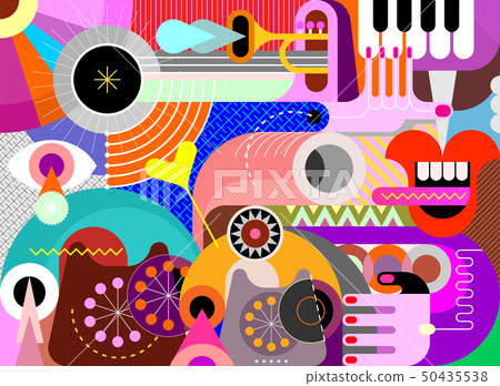 Abstract Art vector design 50435538