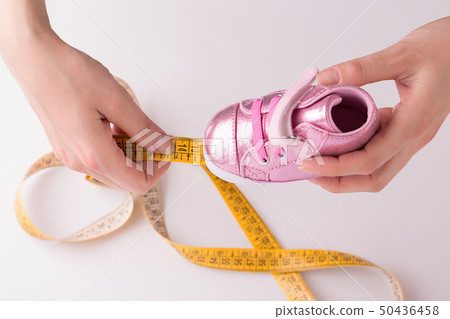 Children's shoes. Growth foot baby. 50436458